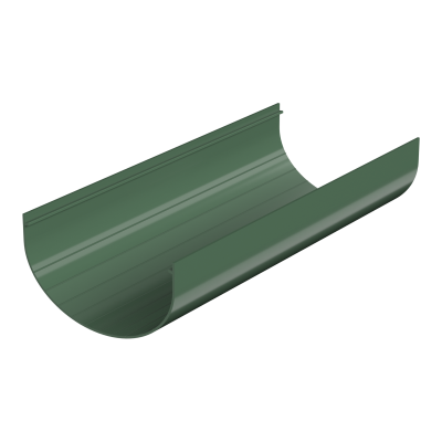 ТН ОПТИМА 120/80 мм, водосточный желоб (1.5 м), зеленый, шт. - 1
